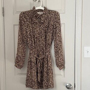 LOFT Animal Print Dress